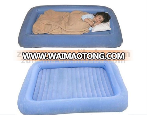 Inflatable Single bed Kid Size Air Mattress with sides airbed mattress