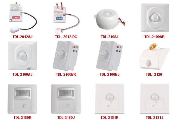 TDL-9961 round shape 256v led motion sensor switch