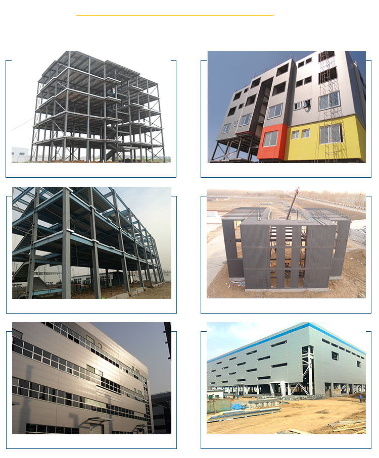 New Design Multy Floor Steel Structure Building