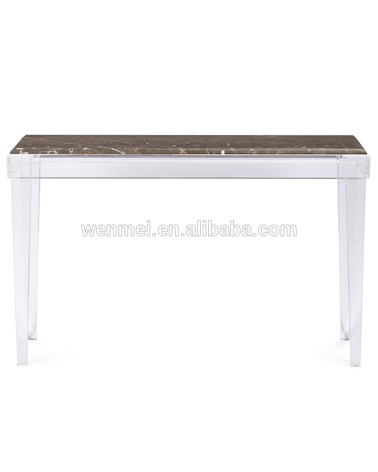 Acrylic Modern Design Console Table for Living Room