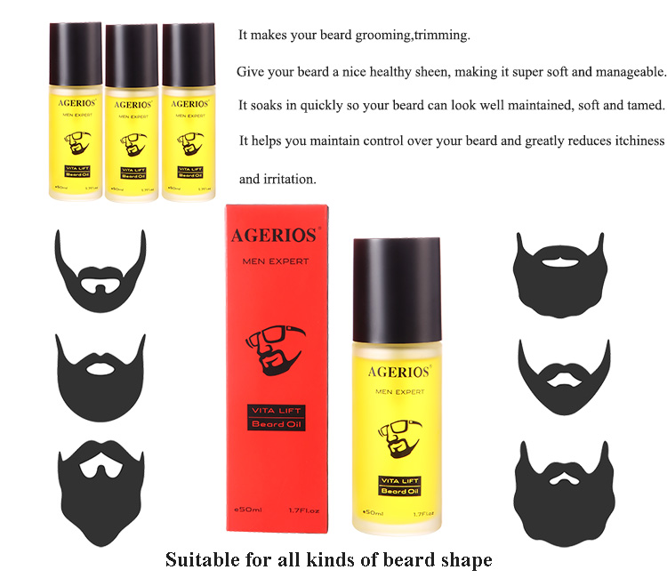 100% Organic Unscented Leave-in Conditioner Soften Beard oil