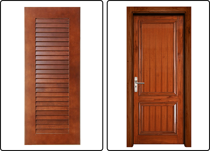 China Office home hotel HDF Interior swing veneer laminated bedroom painting wooden door designs