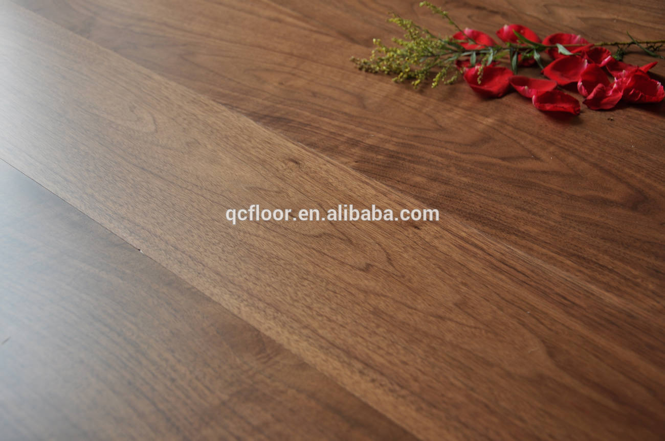 Asian walnut flooring 15MM indoor and home used walnut engineered wood flooring