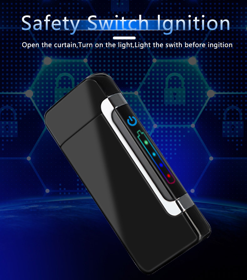 Wholesale Smart Touch Sensor Lighter, Colorful charging LED USB Rechargeable Plasma Touch Sensor Lighter