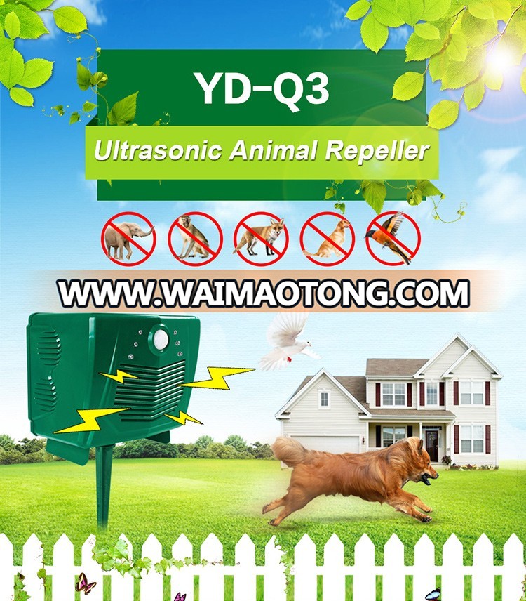 Repel Pest Control Type and cats, dogs. birds, fox, deers and so on Pest Type ultrasonic dogs and cats repeller