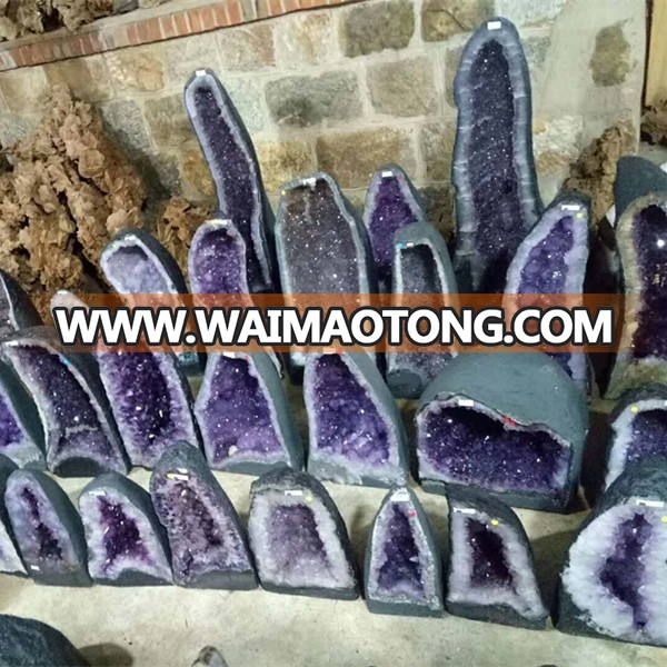 Cheaper price natural crystal amethyst geode