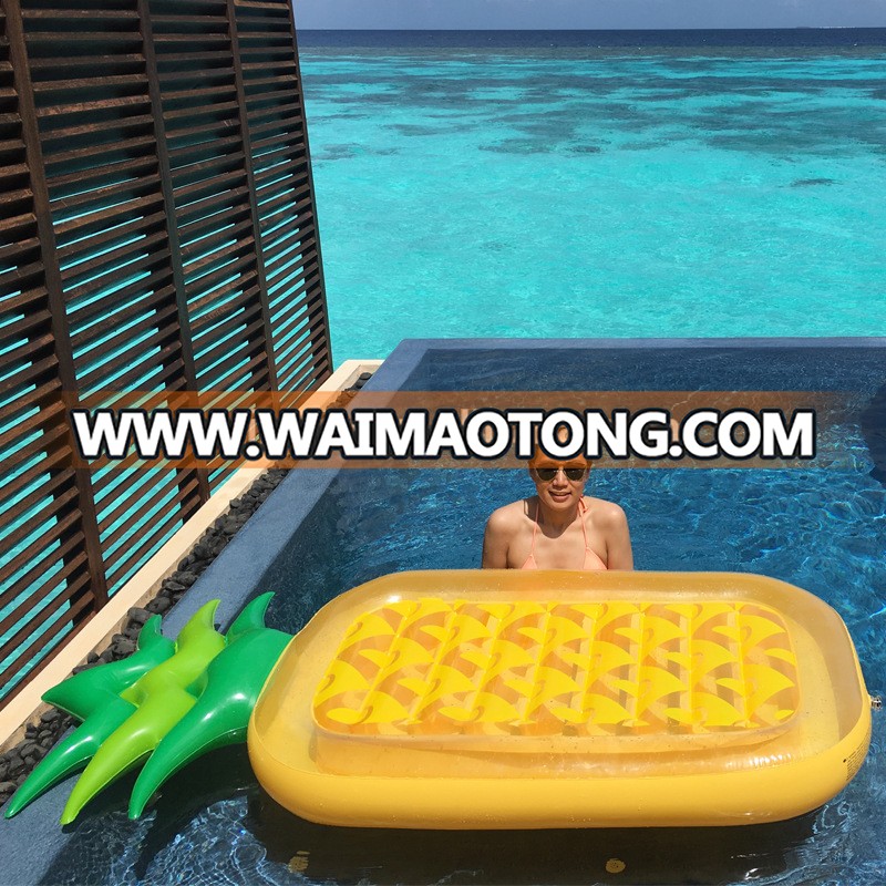 Wholesale high quality summer environmental pvc swimming pool inflatable pineapple float