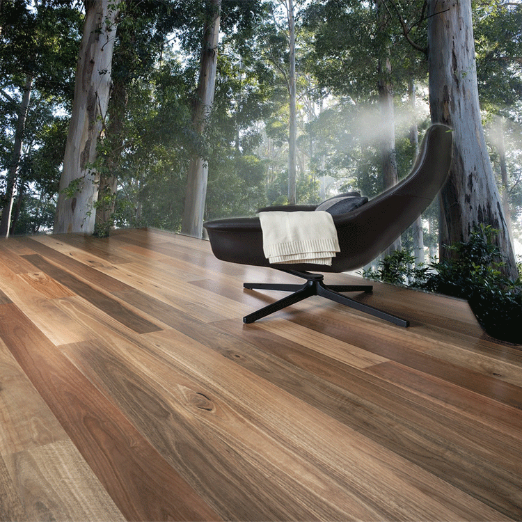 14mm Smooth Australian Eucalyptus Engineered Hardwood Flooring Spotted Gum