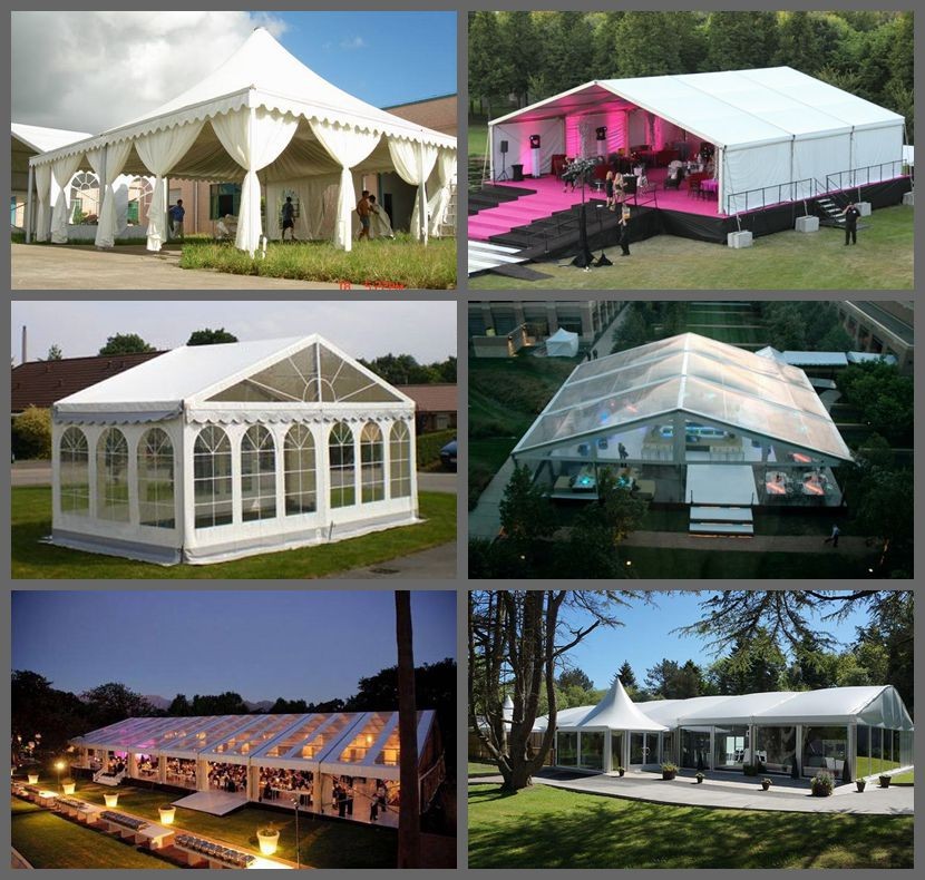 500 People Luxury Transparent Wedding Tent Clear span roof top tent for sale