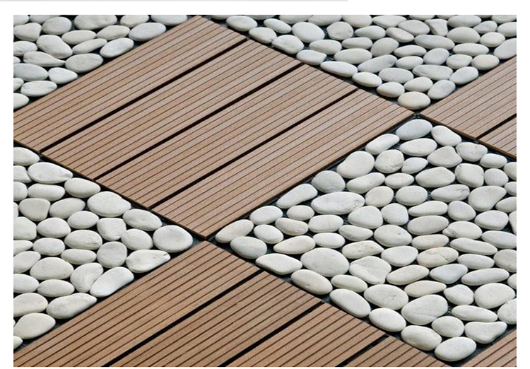 DIY WPC roof garden decking tile 300*300mm