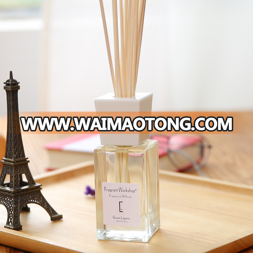 Empty reed diffuser glass perfume bottle home air freshener