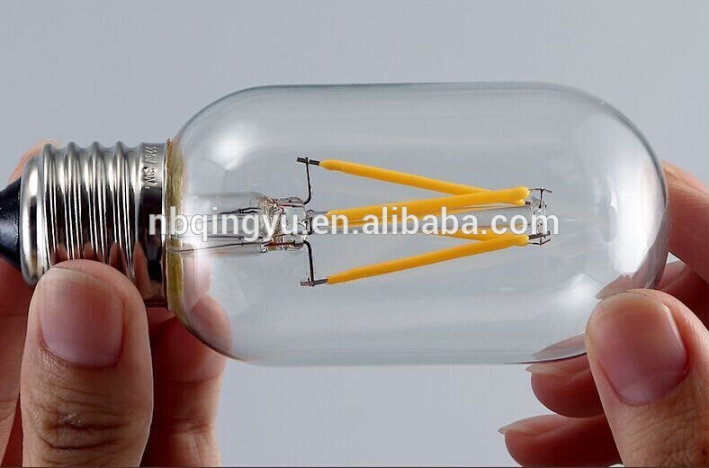 New products 2016 Dimmable filament led bulb T45 carbon lamp E27 edison bulb for home decor