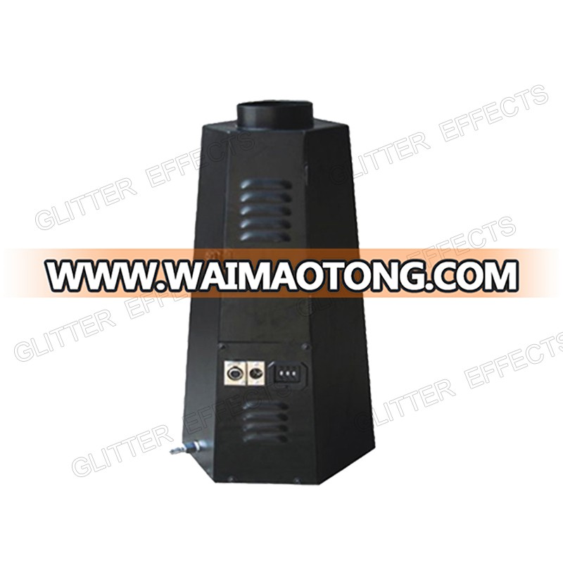 Six Corner DMX LPG Fire Flame Projector connect with gas tank Stage Effect fire spray thrower machine