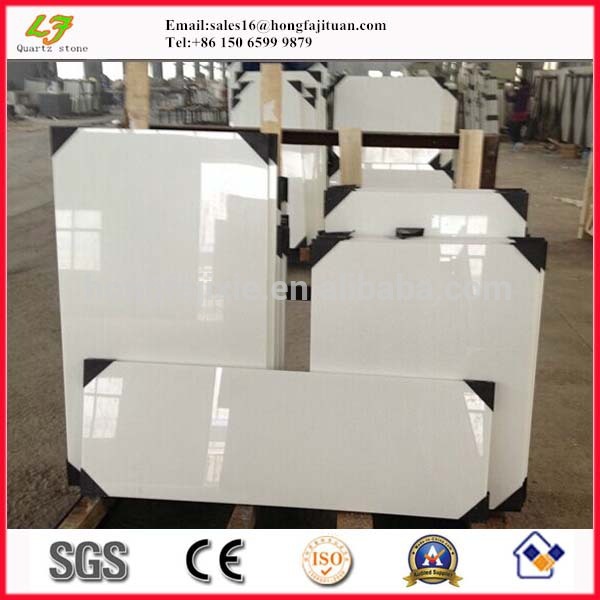 wholesale sparkle white quartz stone price, quartz tile and slab for interior decoration