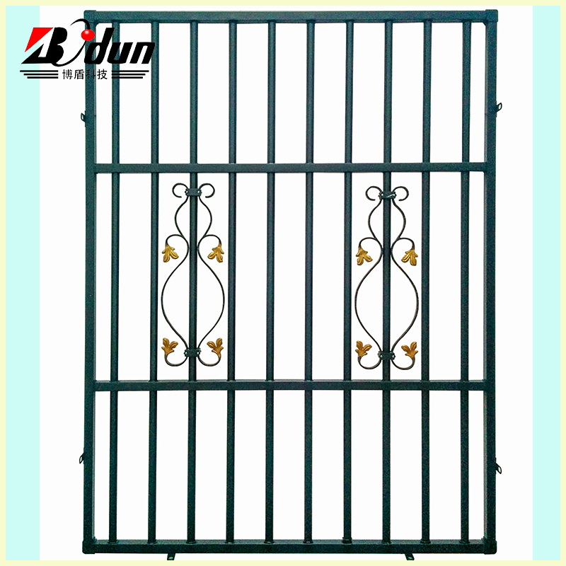 Power coating surface treatment factory price trade assurance glass window grill design