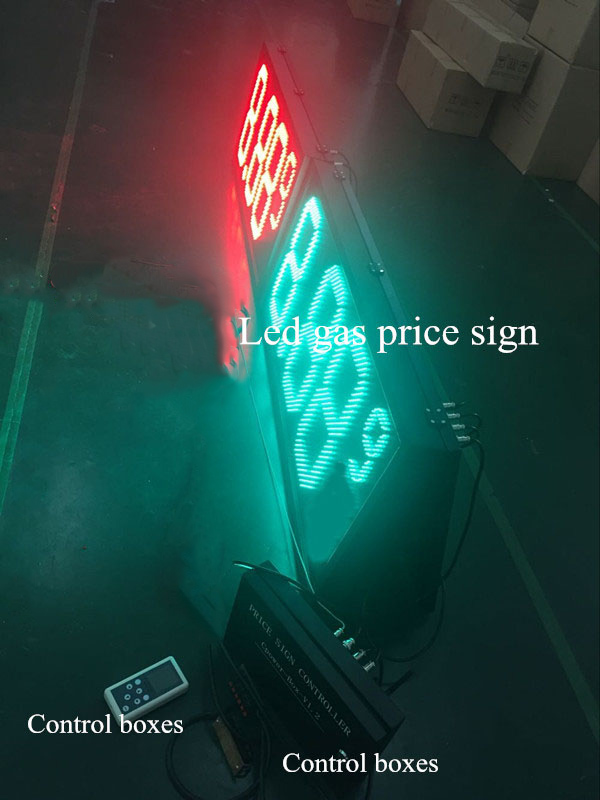 14 inch oil price sign led digital gas station