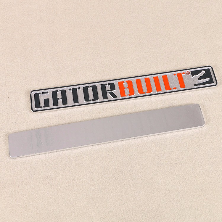 Aluminum alloy Custom Metal nameplate Logo Emblem