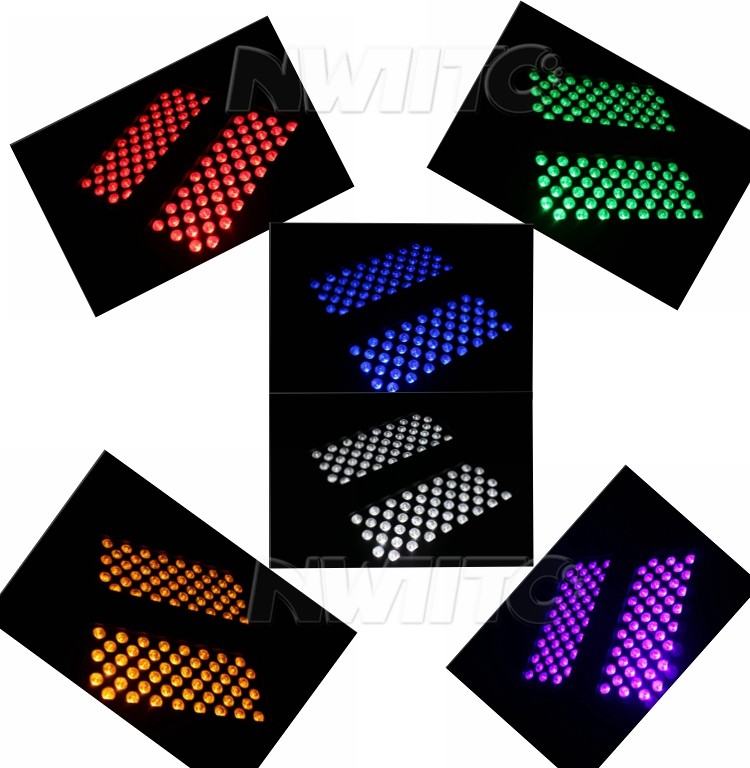 Professional DMX 96pcs 18w rgbwauv 6 in 1 led city color light