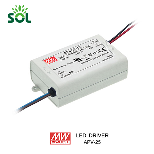 Meanwell 16W 24V Small And Compact Size APV-16-24 LED Power Supply