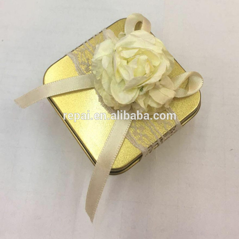 Wedding favor sugar box Tin Wedding favour favor box DIY box