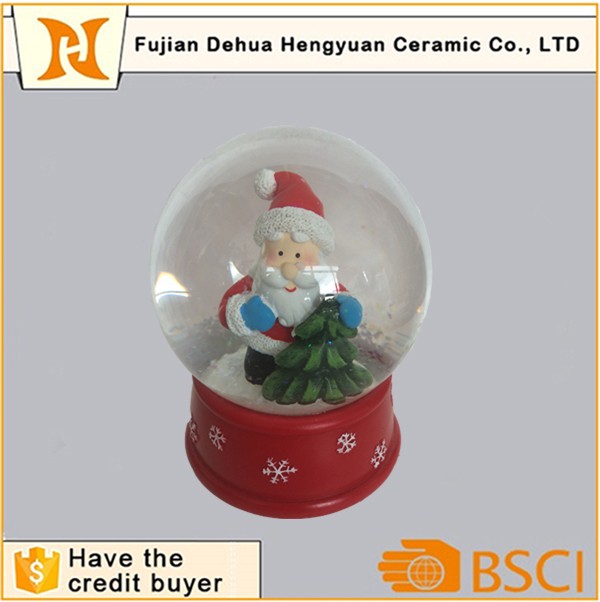 Tourist Souvenir Resin Snow Globe for Christmas