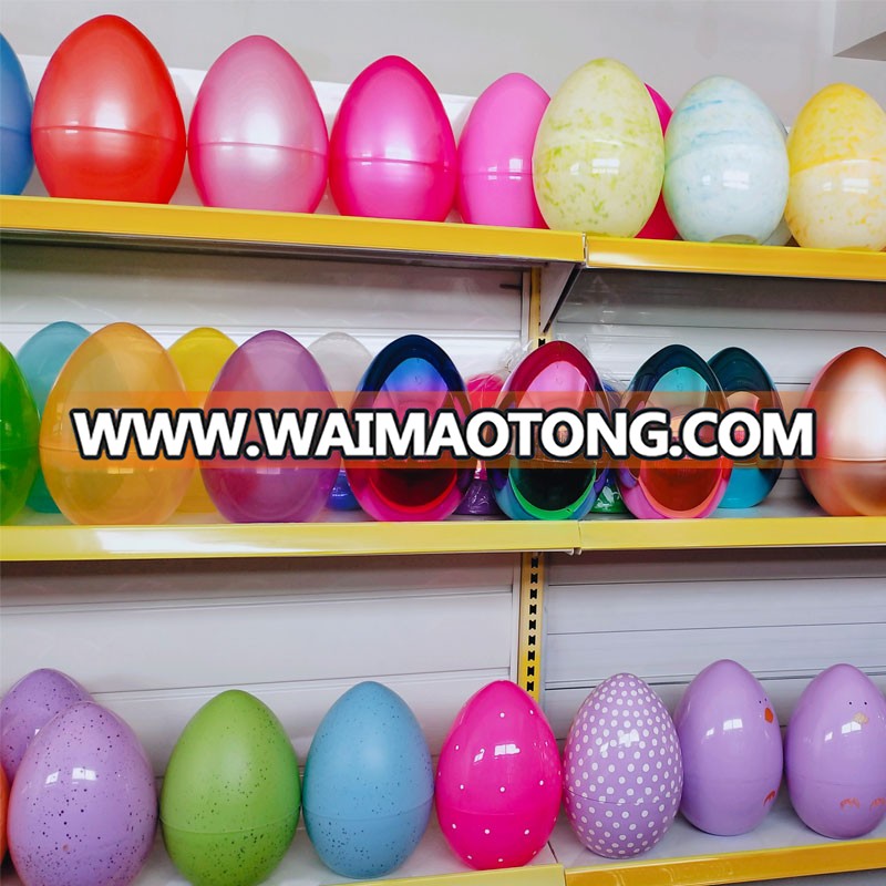 2018New Design:Plastic Attractive Egg with Metallic-Colorful glitter eggs