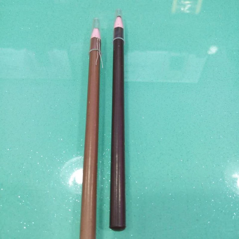 Brown sketch pencil eyebrow pencil for eyebrow makeup or microblading work