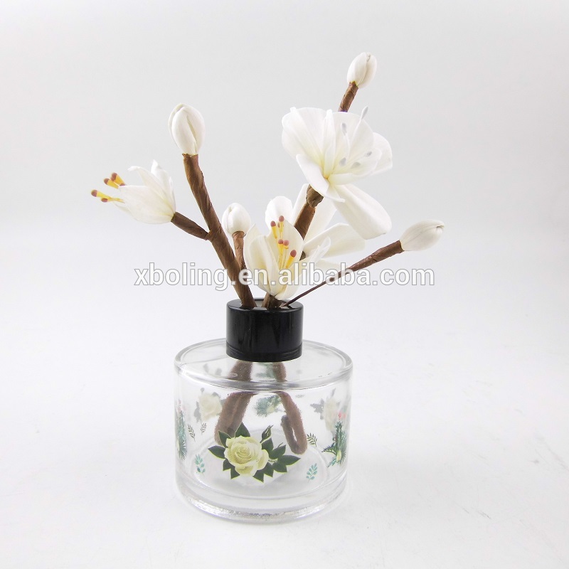 Artsy reed diffuser and  glass bottle gift set for home aroma diffuser