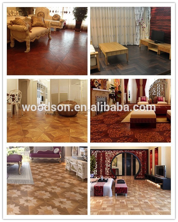 ABCD grade smooth uv lacquering chevron parquet flooring