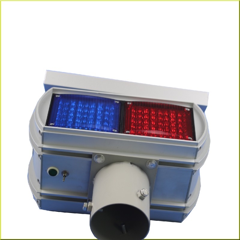 Pedestrian solar warning safety light