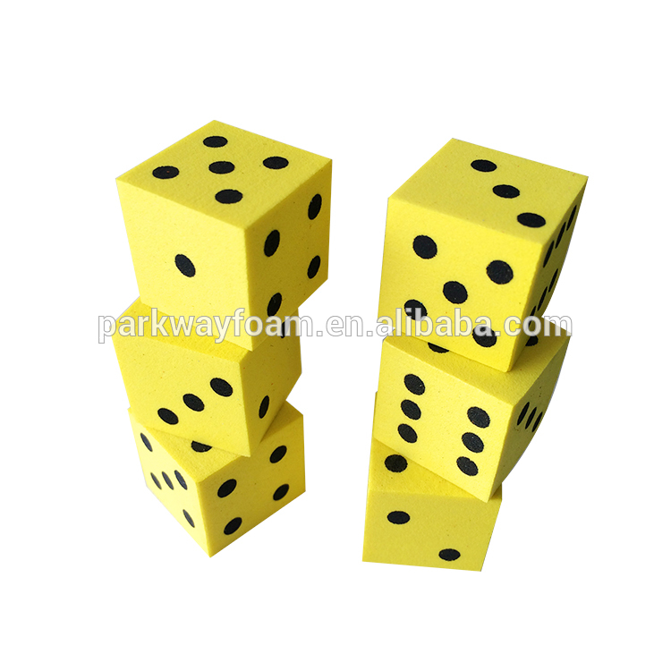 EVA foam dice for children color teaching