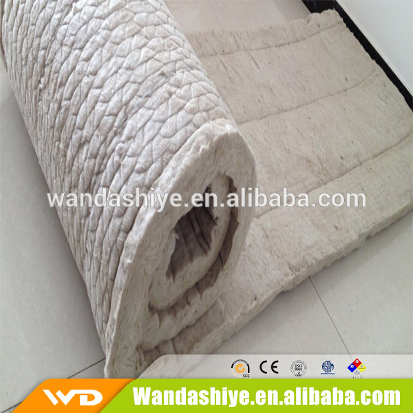 mineral wool roll covered with fireproof aluminum foil