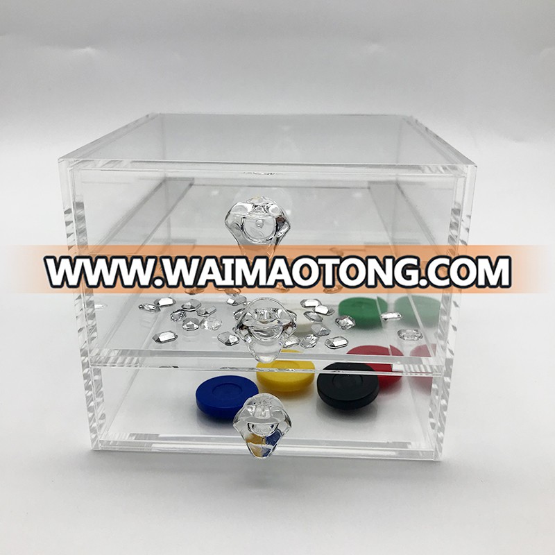 organizer cosmetic acrylic acrylic cosmetic drawer box display