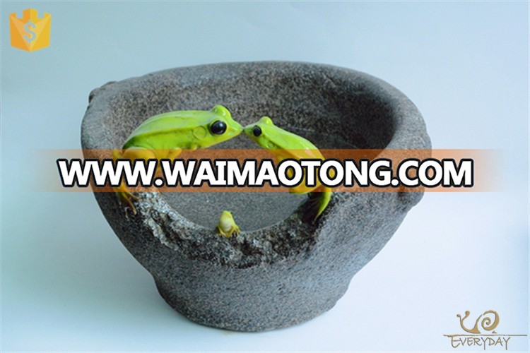 Wholesale Cheap Garden Resin Animal Big Planter Pot Artificial Large Bonsai Flower Pot