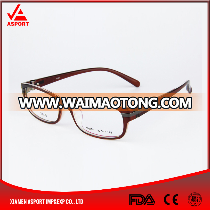 LY-1007 Fashion Design Matt Full-rim TR90 Material Eyeglass Frame Rx