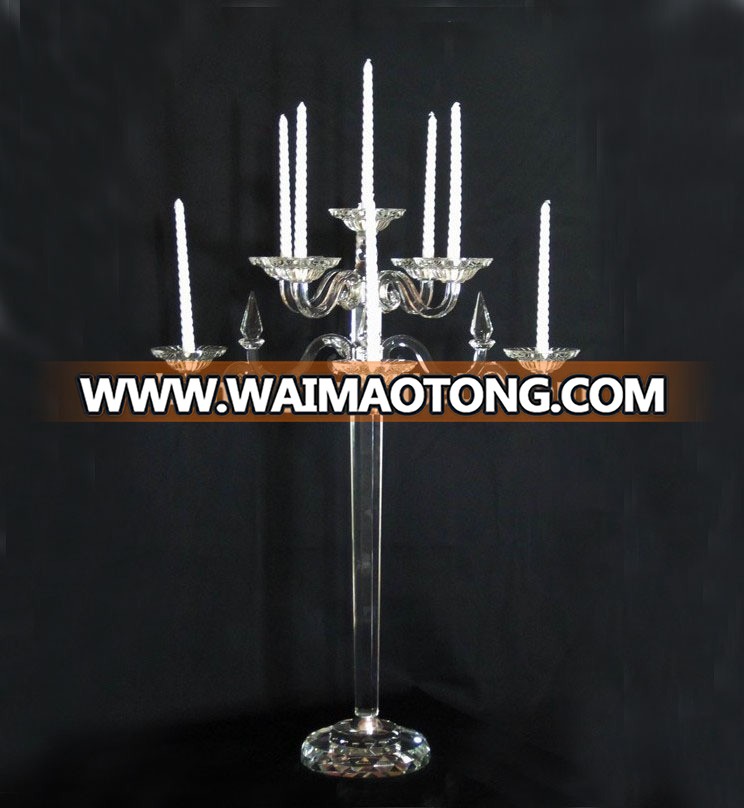 2015 New! wedding table centre piece crystal candelabra