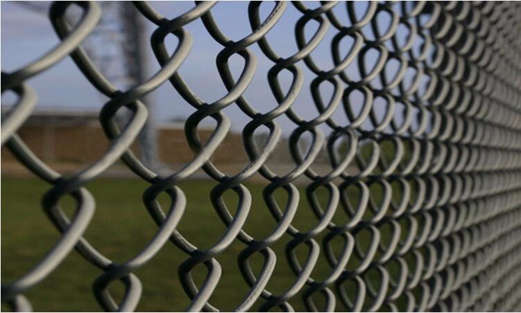 Decorative 5*5 cm pvc coated chain link fence for sale