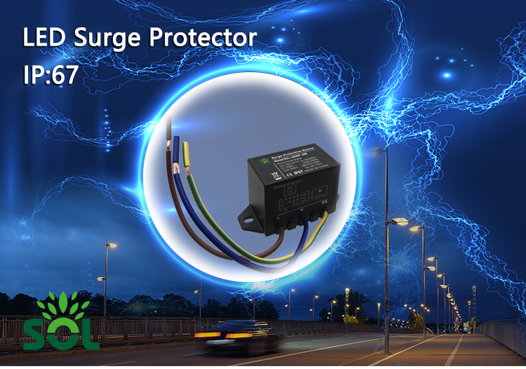 10KA/20KV SPD LED Surge Protection Device in LED Lamp or Lamp Post