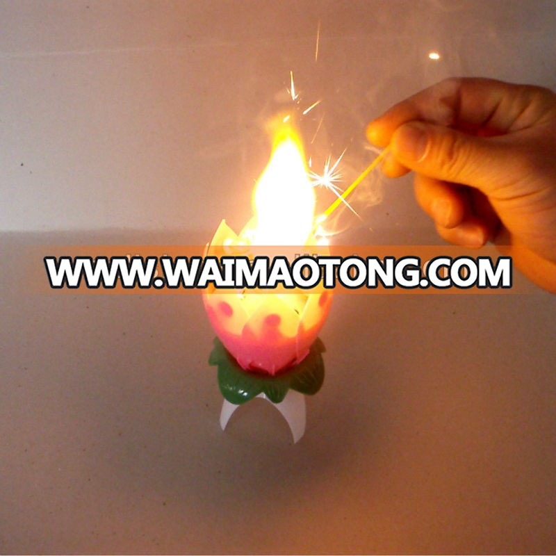 wholesale firework rose doll happy birthday candles