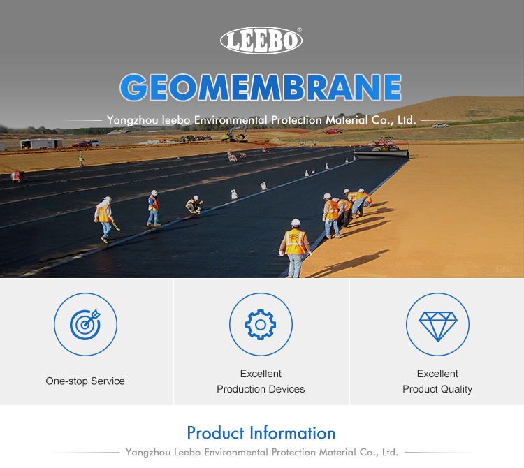 HDPE material reasonable price waterproof geo membrane