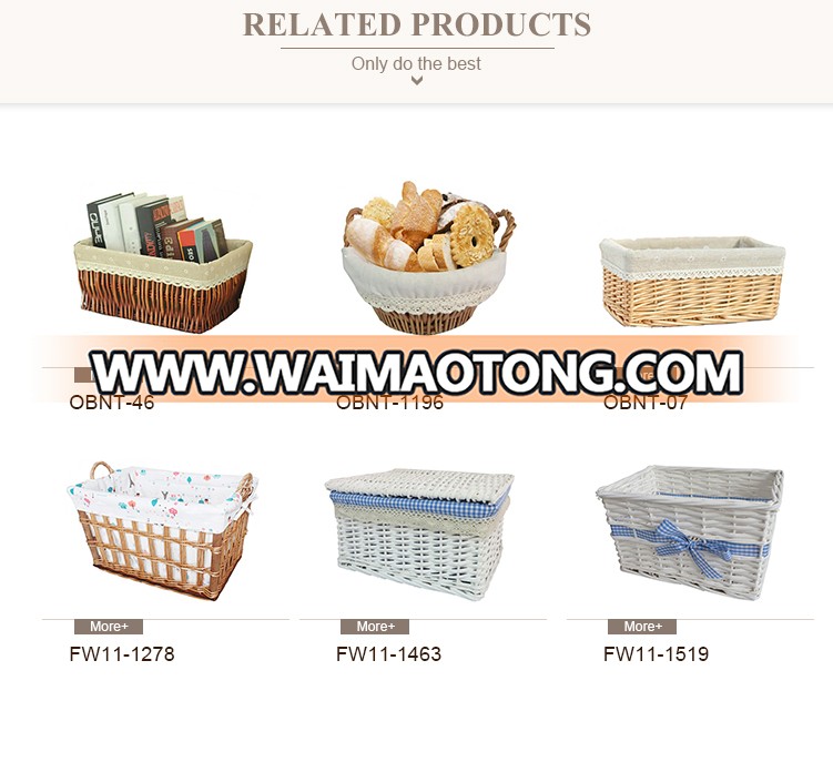 Natural material handmade woven baby sleeping baskets