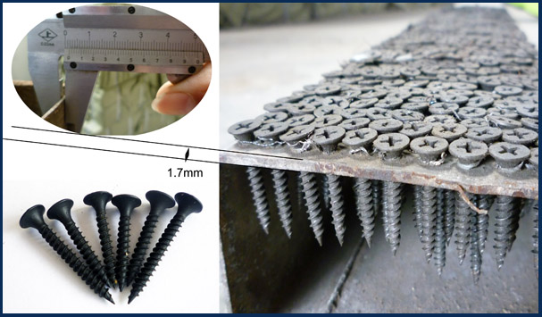 Tianjin manufacturer coarse thread drywall screw cheap drywall screw black phosphate gypsum drywall screw