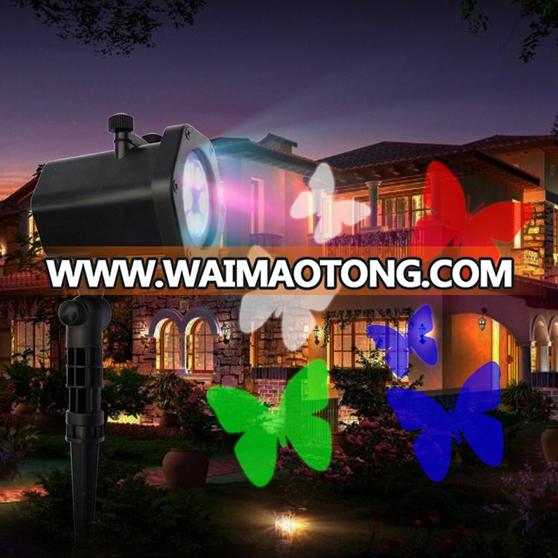 Outdoor led christmas light,12 Patterns Rotating RGBW outdoor led christmas light China factory