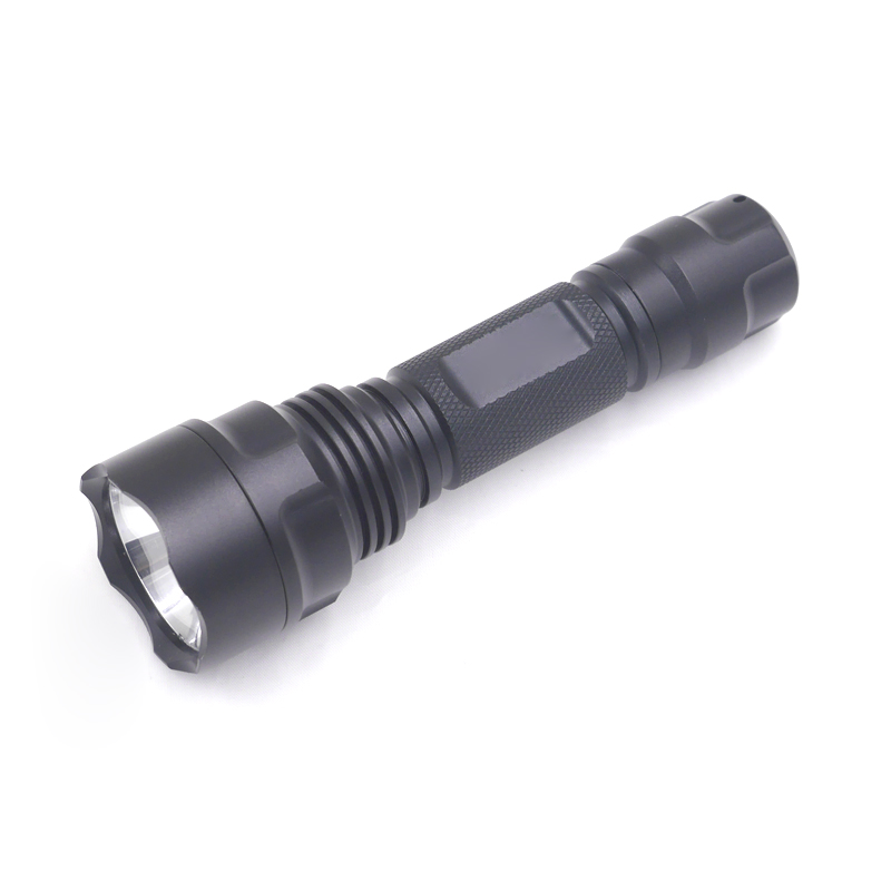 Single mode C2 XM-L2 U3 led 18650 powerful led rechargeable flashlight torch camping light