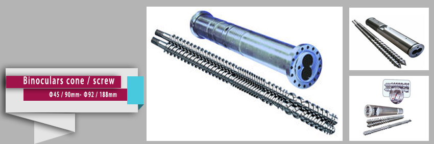 twin screw and barrel for plastic extruder machine with good quality