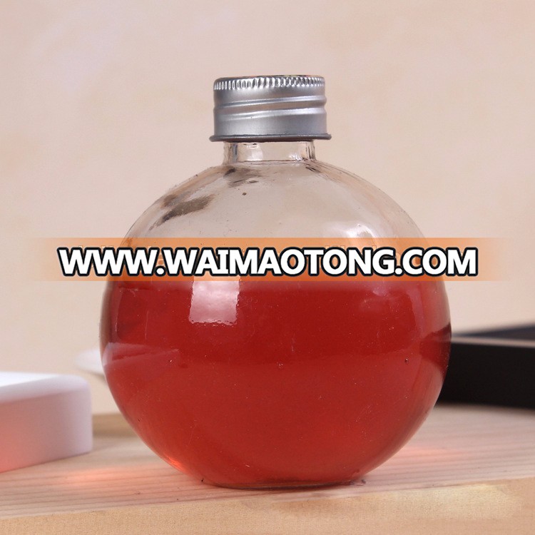 DAILY 250ML ball shaped water bottle glass wholesale