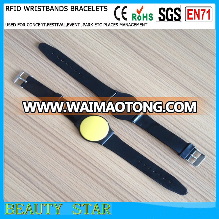 OEM&ODM acceptable NFC silicone wristbands ,factory selling NFC silicone wristbands