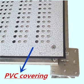 Perforated raised access floor in anti static panel price