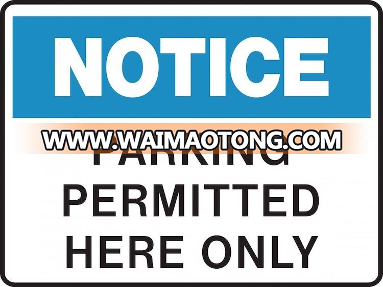 Metal Custom Outdoor Use Warning Notice Signs Plate