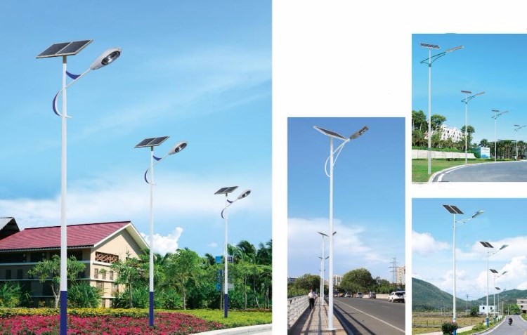 High quality sensor solar street lights with CE RoHS approved